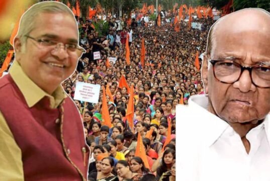 प्राध्यापक नामदेवराव जाधव ह्यांनी महाराष्ट्राचे केंद्र बिंदू, मातबगार अभ्यासू राजकारणी शरद पवार ह्यांच्यावर आरोप केल्याप्रकारणी तोंडाला काळे फासण्यात आले ………