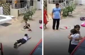 “एक धक्कादायक व्हिडिओ: चालत्या शाळेच्या व्हॅनमधून डोळ्यात आलेल्या दोन मुलगींची व्हॅनातून गिरणार, वडोदरा, गुजरातमध्ये चालकाला अटक”