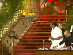 “राष्ट्रपती भवनात शपथविधी दरम्यान “रहस्यमय” प्राण्याचा व्हिडिओ व्हायरल.”