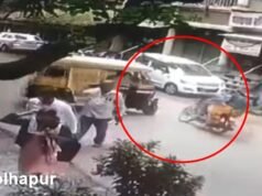 “कोल्हापूरमध्ये बाईक आणि रिक्षाच्या अपघातात पाच जण किरकोळ जखमी; घडली चमत्कारिक घटनाक्रम”