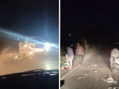 पुणे अपघात व्हिडिओ: राष्ट्रवादीचे आमदार दिलीप मोहिते पाटील यांच्या पुतण्याच्या भरधाव गाडीची पुणे-नाशिक महामार्गावर दुचाकीला धडक; 1 ठार”.