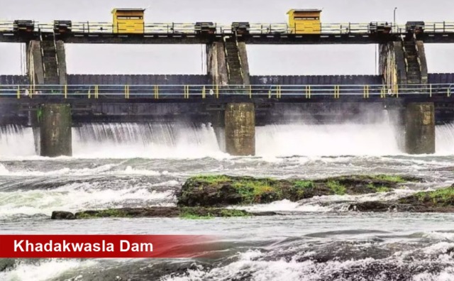 पुणे बातमी: आज दुपारी ३ वाजता खडकवासला धरणातून ५,१३६ क्युसेक्स पाण्याचा विसर्ग