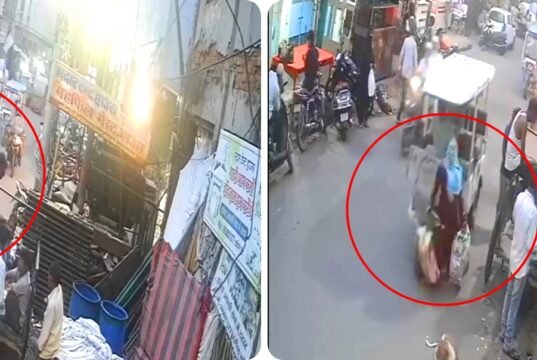 “कानपूरमध्ये भरधाव ई-रिक्षाने महिलेला धडक दिली, महिला मृत्यूमुखी; CCTV फुटेजने उघडली घटना”
