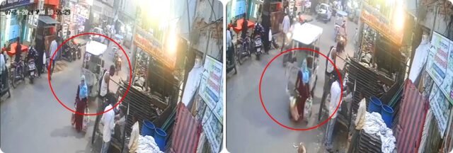 “कानपूरमध्ये भरधाव ई-रिक्षाने महिलेला धडक दिली, महिला मृत्यूमुखी; CCTV फुटेजने उघडली घटना”