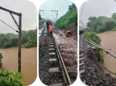 महाराष्ट्र: नवी मुंबई, ठाणे, पनवेलमध्ये मुसळधार पाऊस, रेल्वे सेवा ठप्प, NDRF ची मदत मागवली