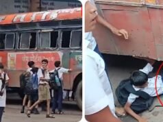 Nandurbar Bus | बसमध्ये सीट मिळवण्यासाठी धडपड, विद्यार्थी आला चाकाखाली; नंदुरबारातील घटना