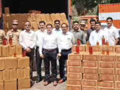 गोंव्याच्या विक्रीसाठी दारूची अवैध वाहतूक: पुणे-सातारा महामार्गावर 1.5 कोटींचे दारू व वाहन जप्त