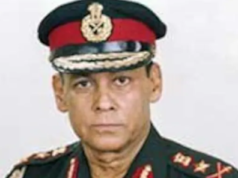 माजी लष्कर प्रमुख जनरल सुंदरराजन पद्मनाभन यांचे चेन्नईत निधन.