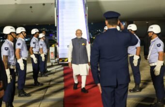 ब्राझिलमधील G20 शिखर परिषदेसाठी पंतप्रधान नरेंद्र मोदींची उपस्थिती; भारत-ब्राझिल-आफ्रिका तिकडीसह ‘वन अर्थ, वन फॅमिली, वन फ्युचर’ या दृष्टीकोनावर भर.
