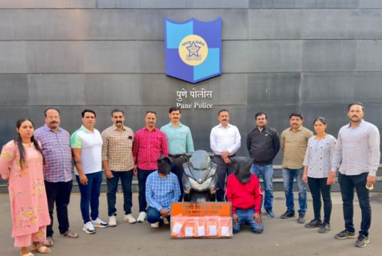 पुणे पोलिसांची कारवाई: १४ लाख रुपयांचे मेफेड्रोन, पिस्तूल जप्त; दोघांना अटक.