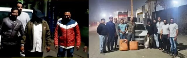 धुळ्यातून गांजाची तस्करी; पुण्यात विक्रीपूर्वी ५५ किलो गांजासह तस्कर अटकेत, ३२ लाखांचा माल जप्त.