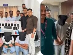 “ऑनलाइन जुगार प्रकरणात १० जणांना अटक; ७.५ लाखांचा माल व बनावट दस्तऐवजांसह विविध सामग्री जप्त”.