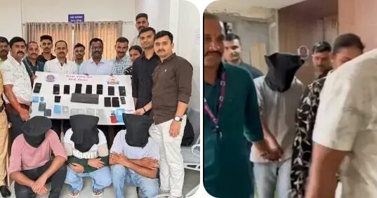 “ऑनलाइन जुगार प्रकरणात १० जणांना अटक; ७.५ लाखांचा माल व बनावट दस्तऐवजांसह विविध सामग्री जप्त”.