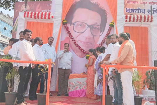 बाळासाहेब ठाकरे यांच्या जयंतीनिमित्त पिंपरीत अभिवादन कार्यक्रम उत्साहात संपन्न