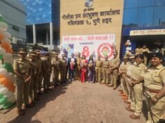 परिमंडळ ५ तर्फे भव्य महिला पोलीस बाईक रॅली – ‘बेटी बचाओ, बेटी पढाओ’ अभियानाला मोठा प्रतिसाद!